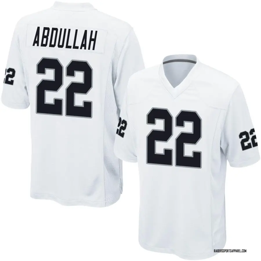Ameer Abdullah Las Vegas Raiders Men's Game Nike Jersey - White