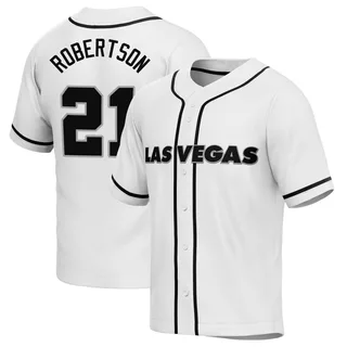 Amik Robertson Youth Nike White Las Vegas Raiders Team Custom Game Jersey Size: Medium