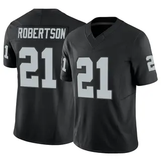 Amik Robertson Youth Nike White Las Vegas Raiders Team Custom Game Jersey Size: Medium