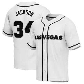 Bo Jackson Las Vegas Raiders 34 White Vapor Limited Jersey