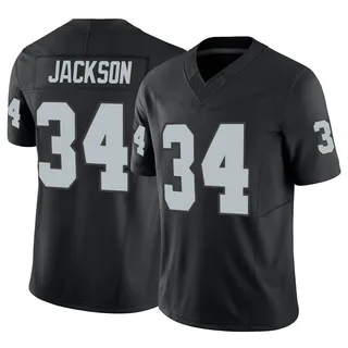 Bo Jackson Las Vegas Raiders 34 White Vapor Limited Jersey