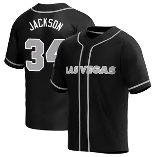 Bo Jackson Las Vegas Raiders Youth Black Name & Number Logo T-Shirt 