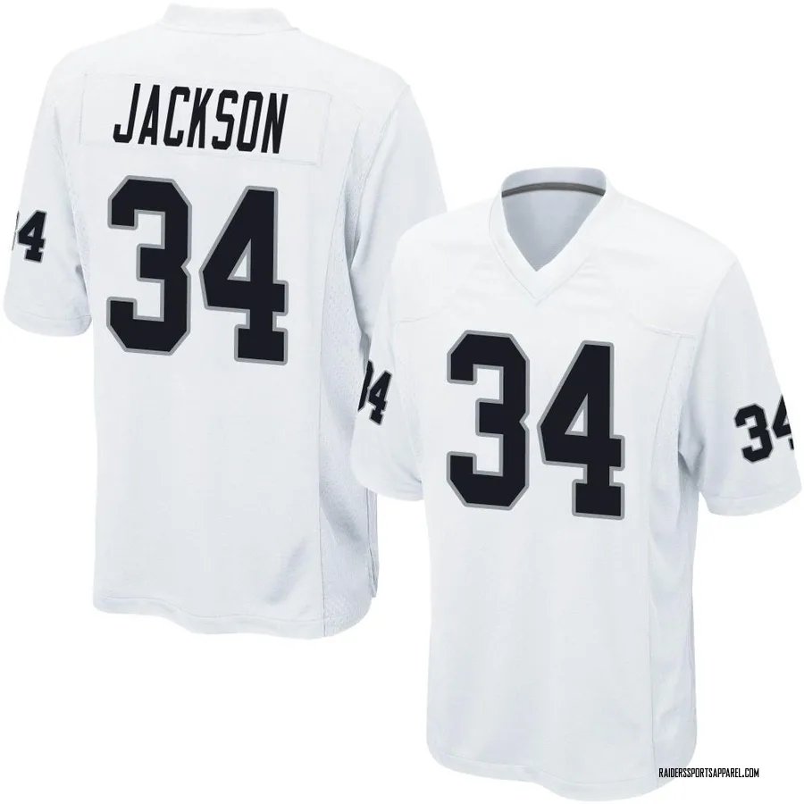 Nike Raiders 34 Bo Jackson Olive 2022 Salute To Service Limited Jersey