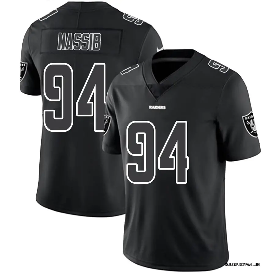 Carl Nassib Las Vegas Raiders Men's Limited Nike Jersey - Black Impact