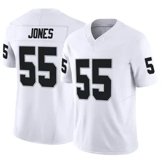 Nike Chris Jones Las Vegas Raiders Women's Legend White Color Rush Jersey