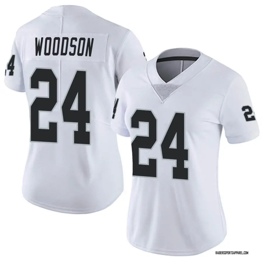 Nike Charles Woodson Las Vegas Raiders Women's Game White Jersey