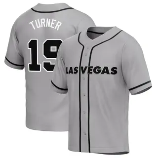 DJ Turner Las Vegas Raiders Men's Name & Number Logo T-Shirt - Ash