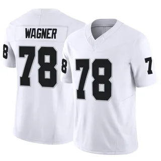 Dalton Wagner Youth Nike White Las Vegas Raiders Team Custom Game Jersey Size: Small