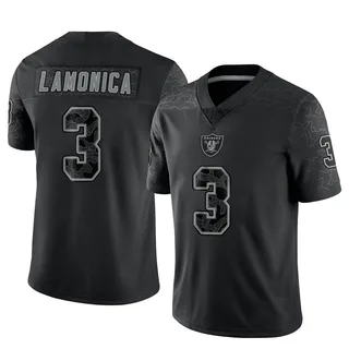 DARYLE LAMONICA CUSTOM OAKLAND RAIDERS W JERSEY LAS VEGAS MAD BOMBER