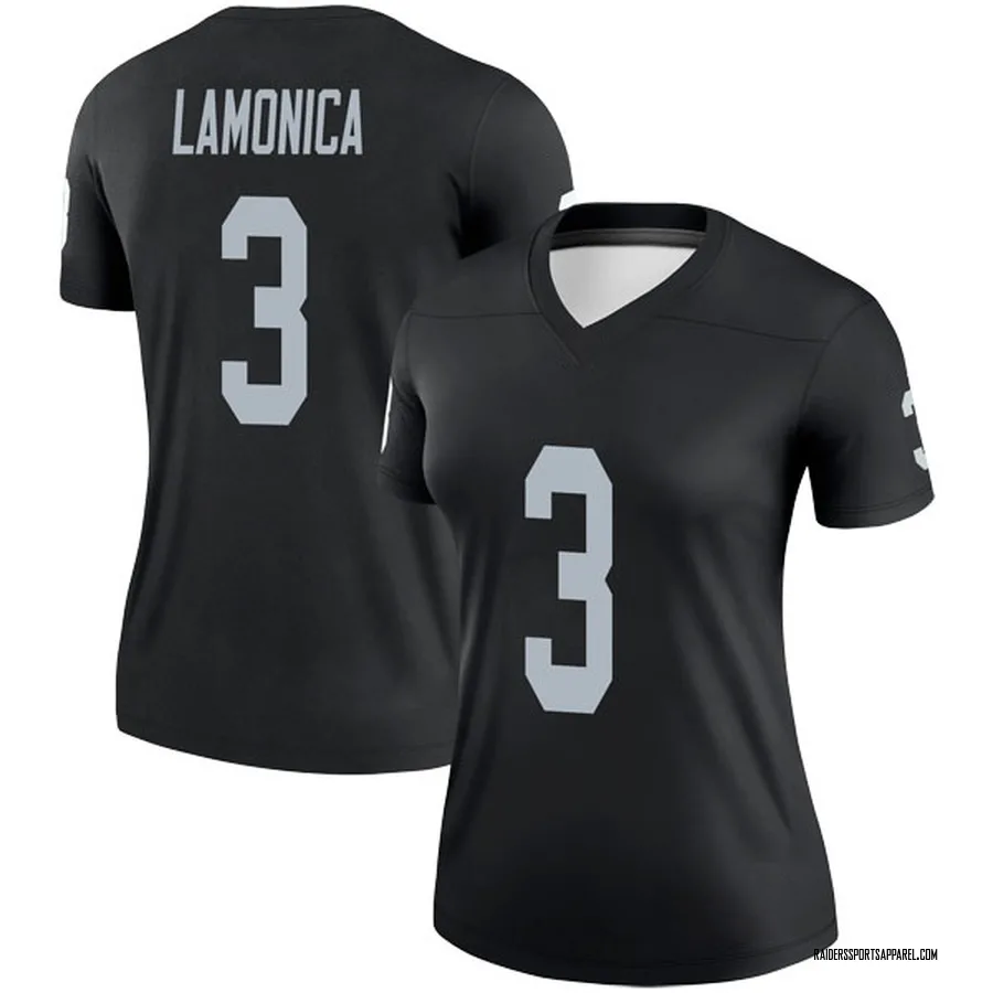 Nike Daryle Lamonica Las Vegas Raiders Women's Limited Black Reflective  Jersey