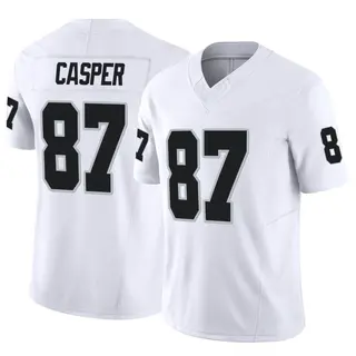 Men's Nike Oakland Raiders 87 Dave Casper Game White NFL Jersey