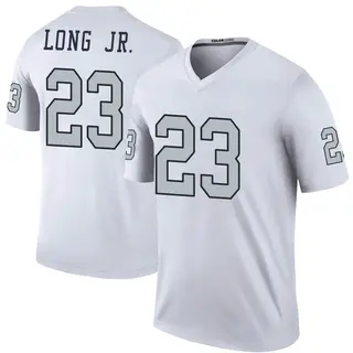 Men's Nike David Long Jr. Black Las Vegas Raiders Team Game Jersey Size: Small