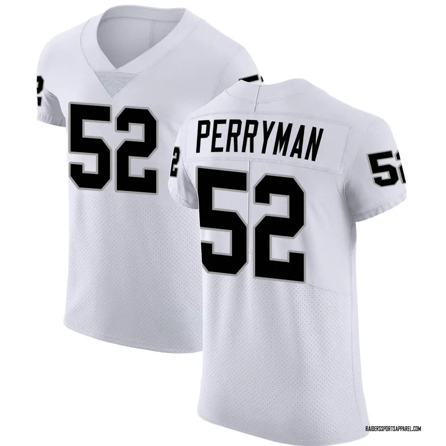 Denzel Perryman Men's Nike White Houston Texans Vapor Untouchable Custom Elite Jersey