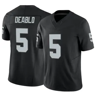 Nike Divine Deablo Las Vegas Raiders Youth Limited Black Reflective Jersey