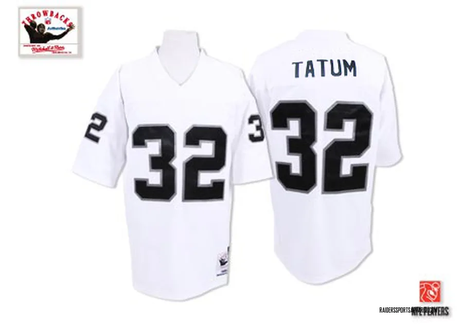 Jack Tatum Las Vegas Raiders Men's Authentic Throwback Mitchell and Ness  Jersey - Black