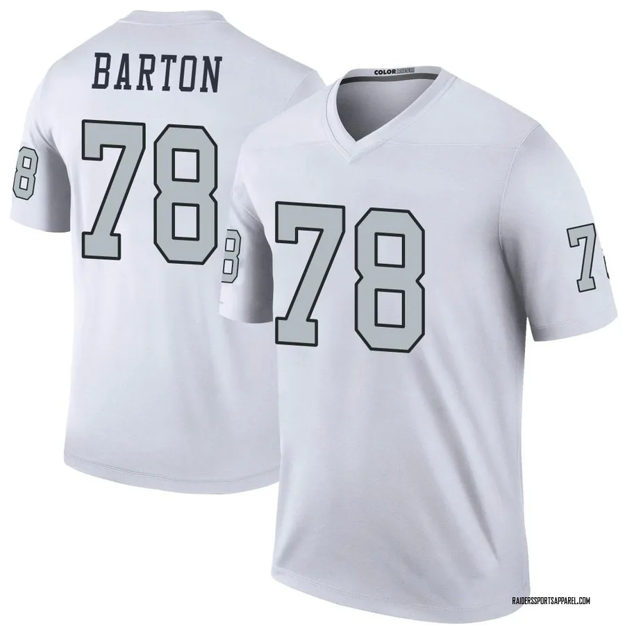 Jackson Barton Las Vegas Raiders Youth Color Rush Legend Nike Jersey - White