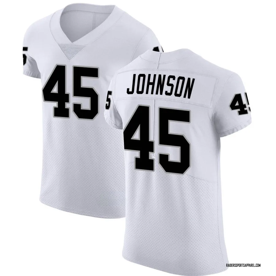 Jakob Johnson Las Vegas Raiders Men's Elite Vapor Untouchable Nike Jersey -  White