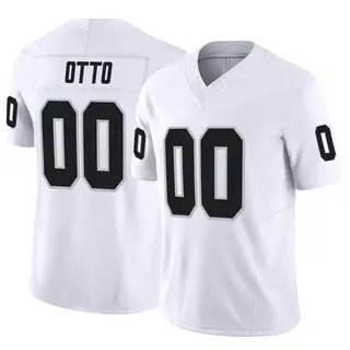 Men's Nike Oakland Raiders 0 Jim Otto Game White NFL Jersey