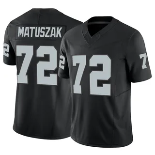 John Matuszak Jersey Black Oakland M-5XL Custom Sewn Stitched