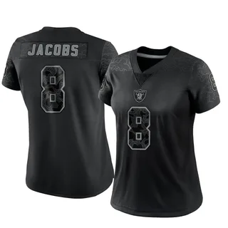 Nike NFL Vegas RAIDERS Jacobs Jersey Black Camo Reflective LIMITED