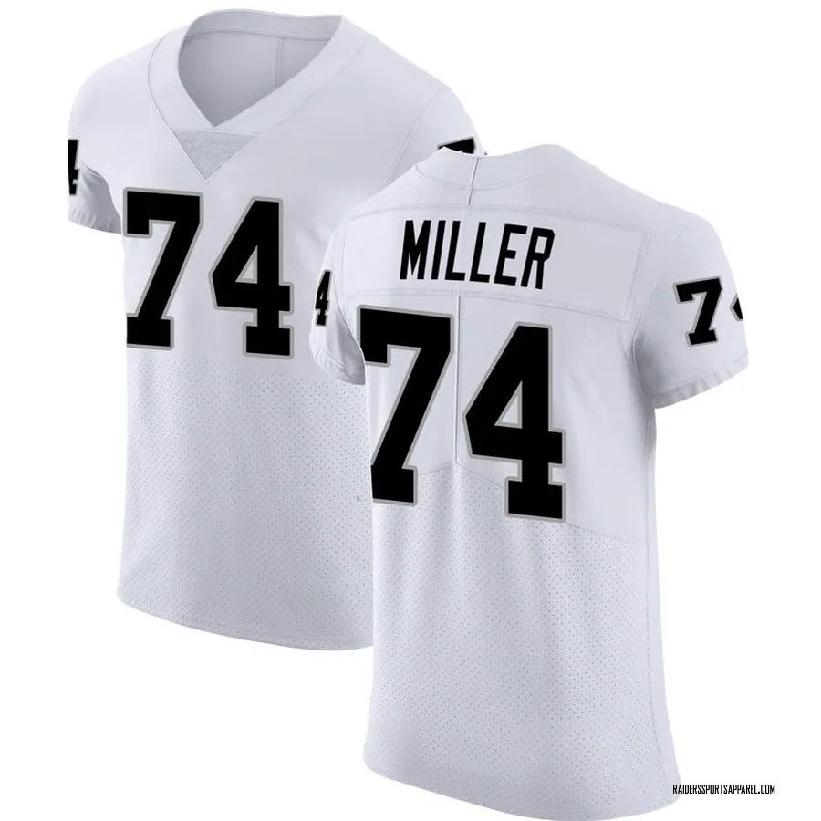 Nike Oakland Raiders #77 Kolton Miller White Men's Stitched NFL Vapor  Untouchable Limited Jersey