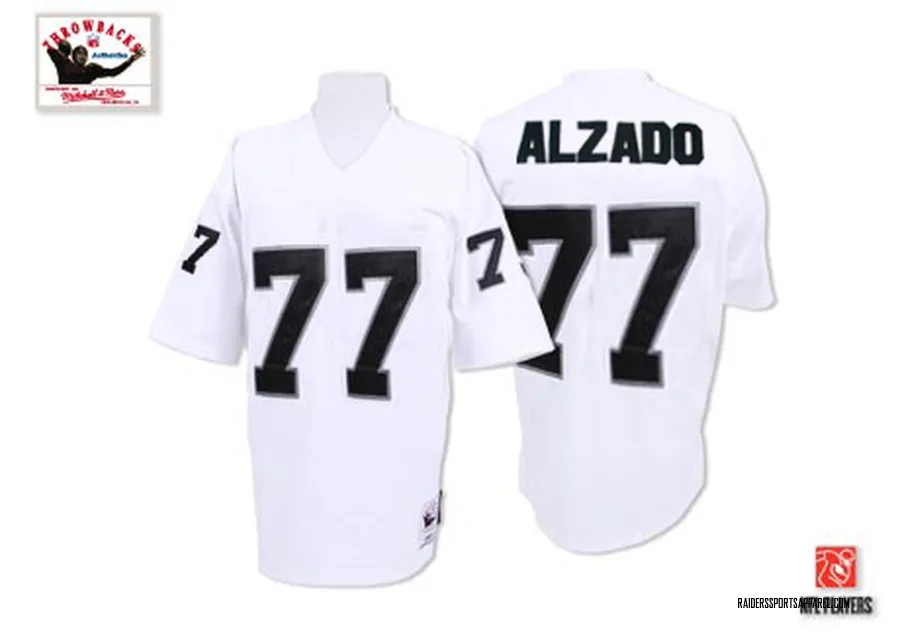 Lyle Alzado Las Vegas Raiders Men's Authentic Throwback Mitchell and Ness  Jersey - White