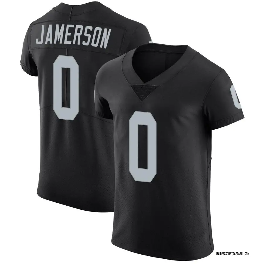 Natrell Jamerson Las Vegas Raiders Men's Elite Team Color Vapor Untouchable  Nike Jersey - Black