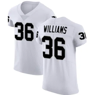 Rayshad Williams Las Vegas Raiders Men's Elite Vapor Untouchable Nike Jersey - White