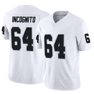 Las Vegas RAIDERS RIchie Incognito #64 SIGNED Black Home JERSEY JSA RARE