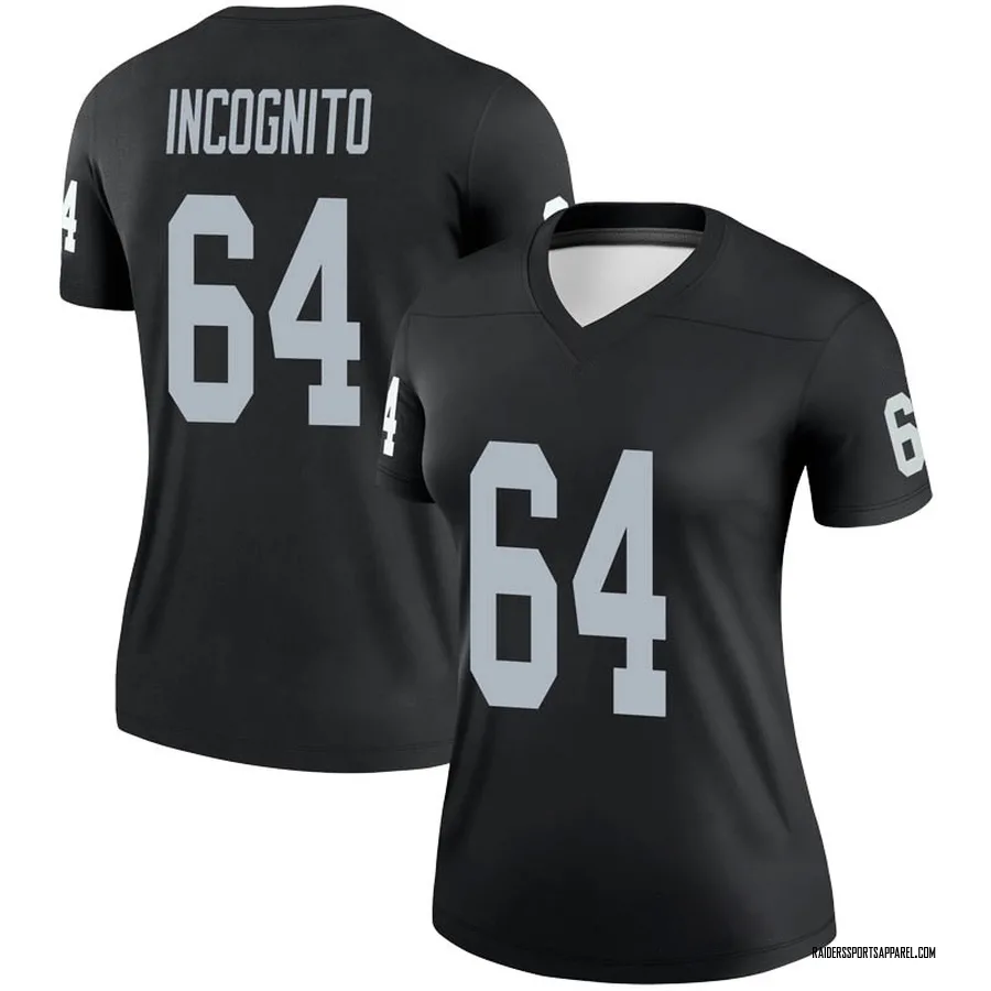 Richie Incognito Las Vegas Raiders Youth Legend White Color Rush T-Shirt