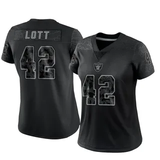 Ronnie Lott Las Vegas Raiders Nike Women's Game Retired Player Jersey - Black