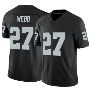 Sam Webb Las Vegas Raiders Men's Game Team Color Nike Jersey - Black