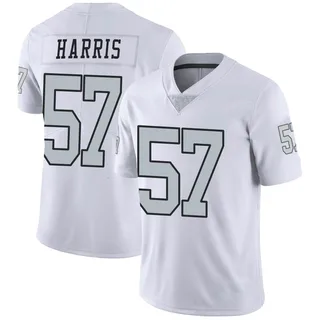 Darius Harris Las Vegas Raiders Women's Name & Number Logo Slim Fit T-Shirt  - Ash