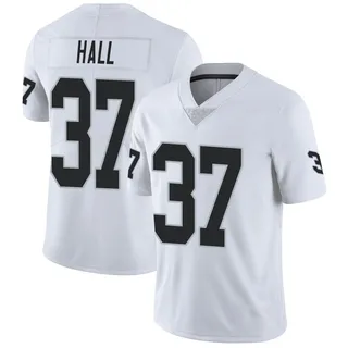 Tyler Hall Men's Nike Black Las Vegas Raiders Custom Game Jersey