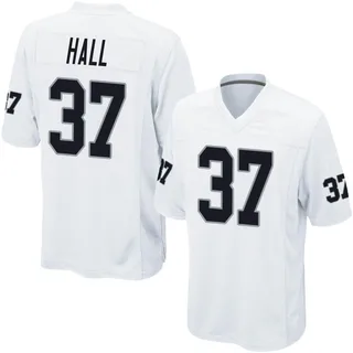 Tyler Hall Men's Nike Black Las Vegas Raiders Custom Game Jersey