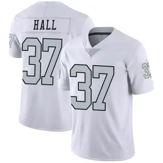 Tyler Hall Las Vegas Raiders Men's Name & Number Logo T-Shirt - Ash