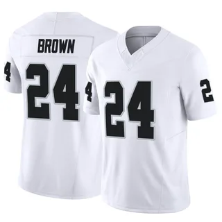 Willie Brown Las Vegas Raiders Men's Black Name & Number Logo T-Shirt 