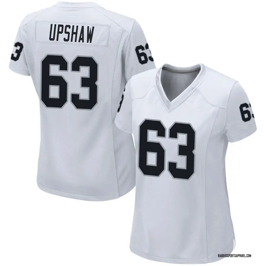 Wilson Gene Upshaw Las Vegas Raiders Women's Game Nike Jersey - White